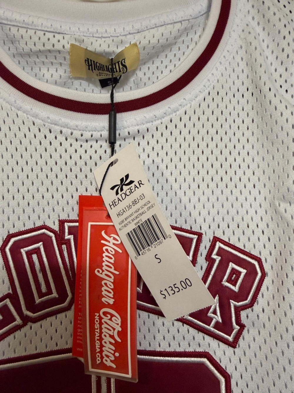 πβΉπΎπ Kobe Bryant Lower Merion High School Basketball Jersey #33 - Size S - Picture 3 of 7